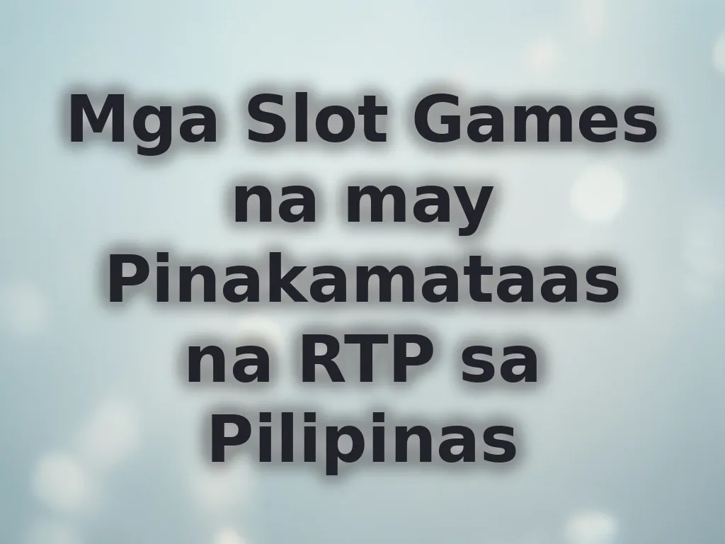 High RTP Slots Guide
